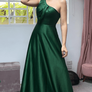 Vestido um ombro só Zibeline