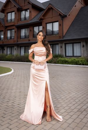 Vestido Longo com Corset - Imagem 6