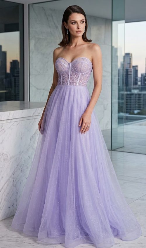 Vestido lilas