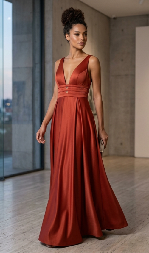 Ju - parte 3 - Vestido detalhe listra na cintura