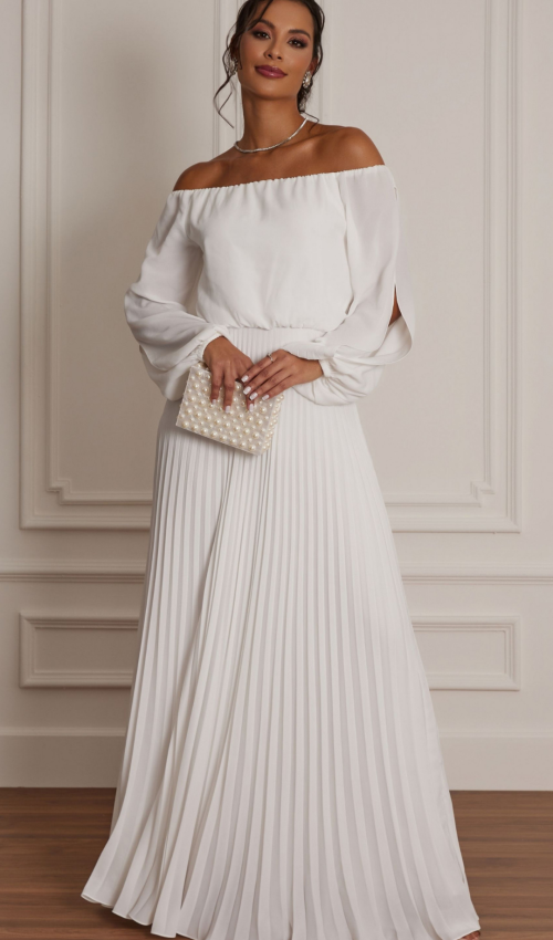 Vestido branco para noiva casamento civil plus size