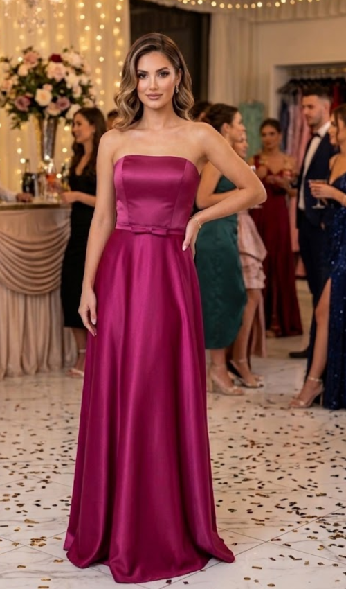vestido tomara que caia
